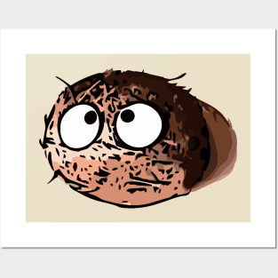 Grumpy coconut Posters and Art